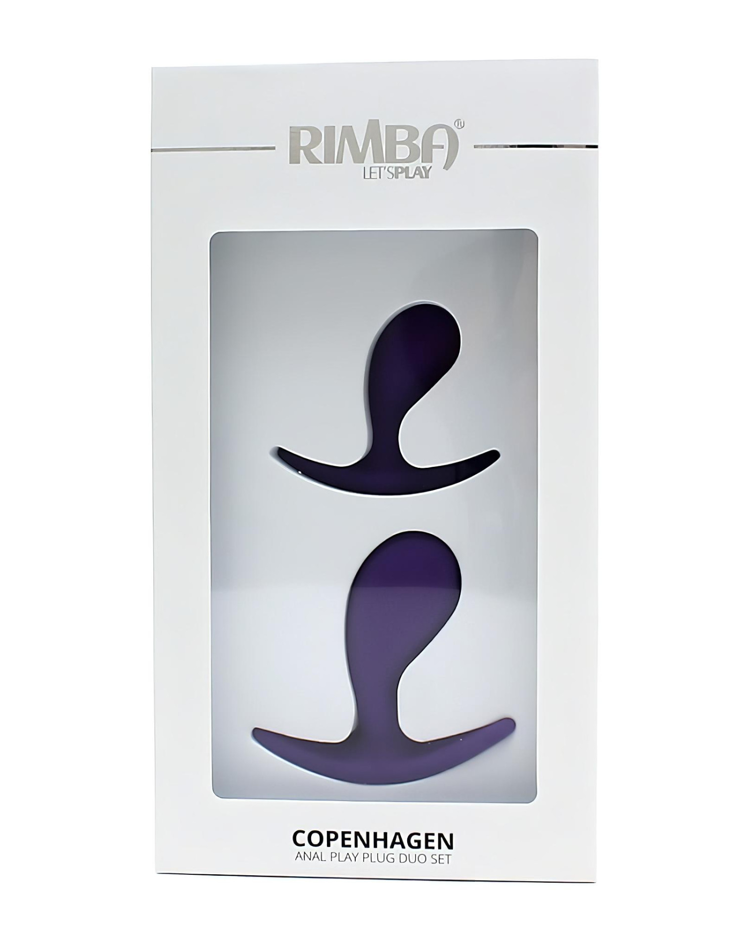 Rimba Copenhagen - anál plug szett (lila, 2 db)