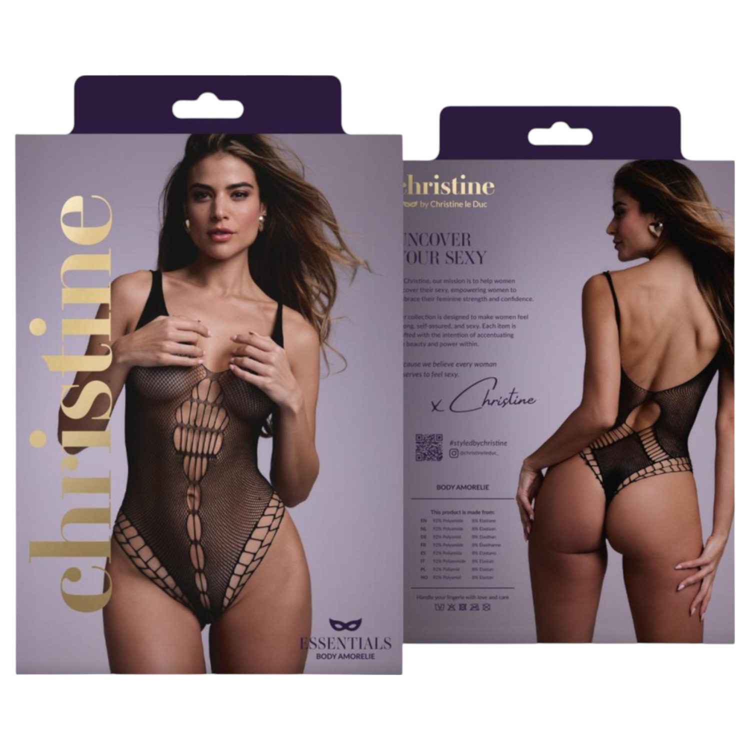 Christine - necc body (fekete) - S-L