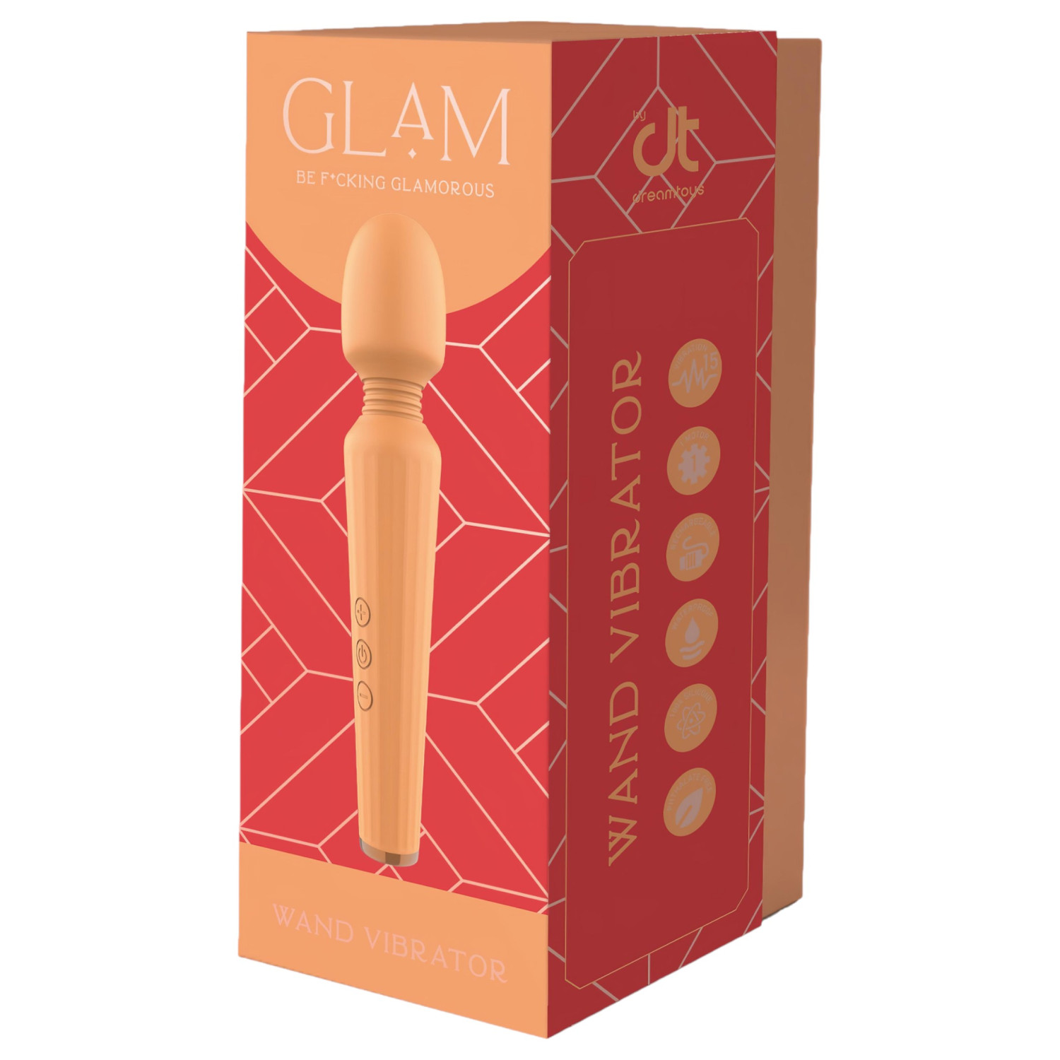 Glam - akkus masszírozó vibrátor (narancs) Glam - akkus masszírozó vibrátor (narancs)