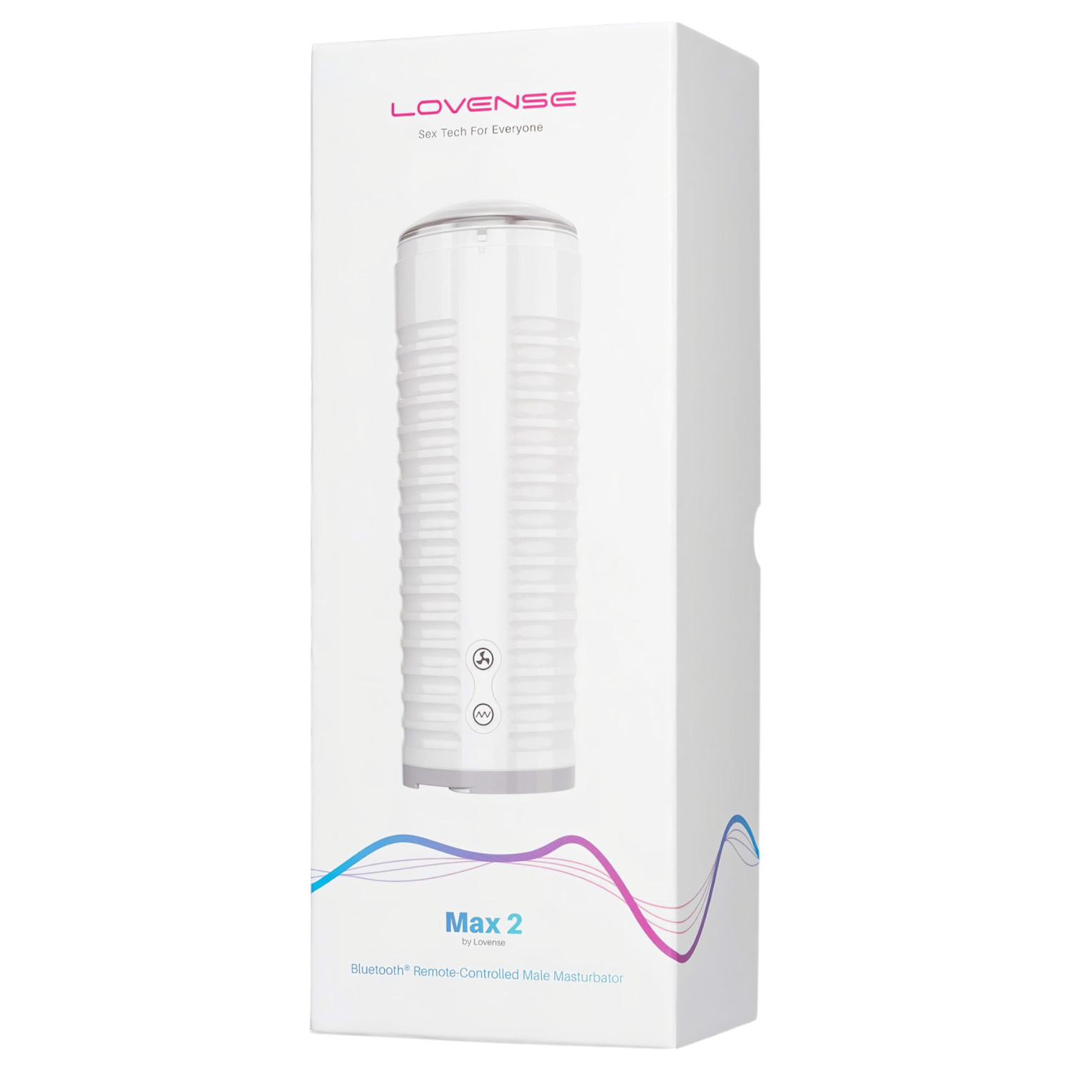 Lovense Max 2 – App-vezérelt maszturbátor, férfiaknak (fehér)