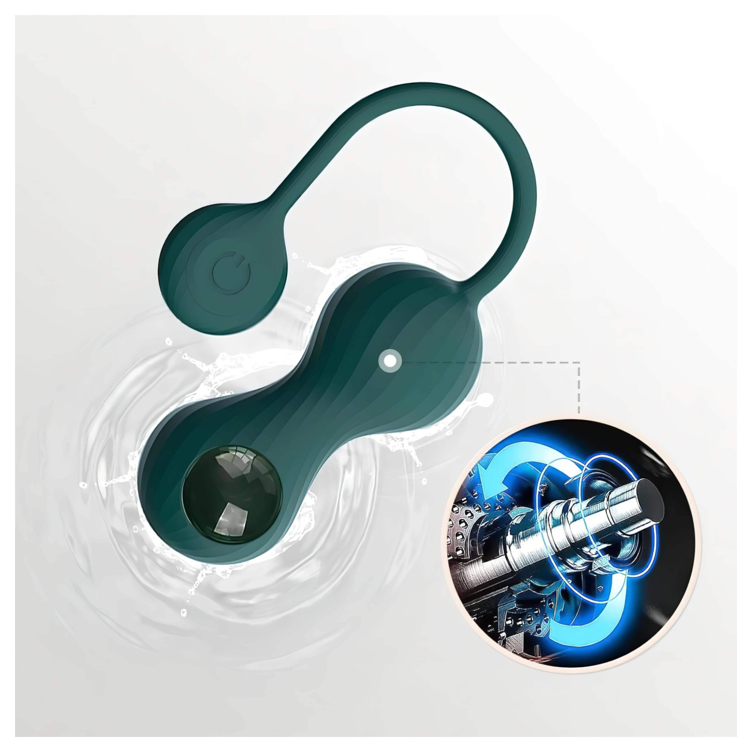 Magic Motion Crystal Duo – App-vezérelt vibrációs gésagolyó (zöld) Magic Motion Crystal Duo – App-vezérelt vibrációs gésagolyó (zöld)