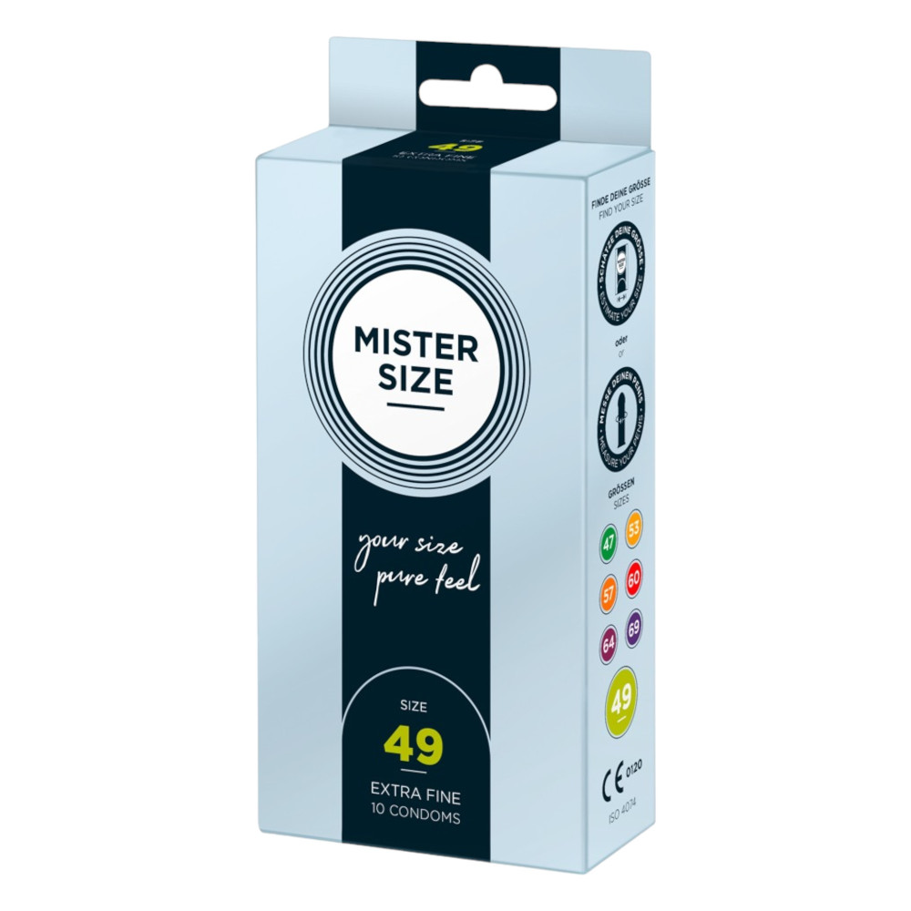 Mister Size vékony óvszer - 49mm (10db)