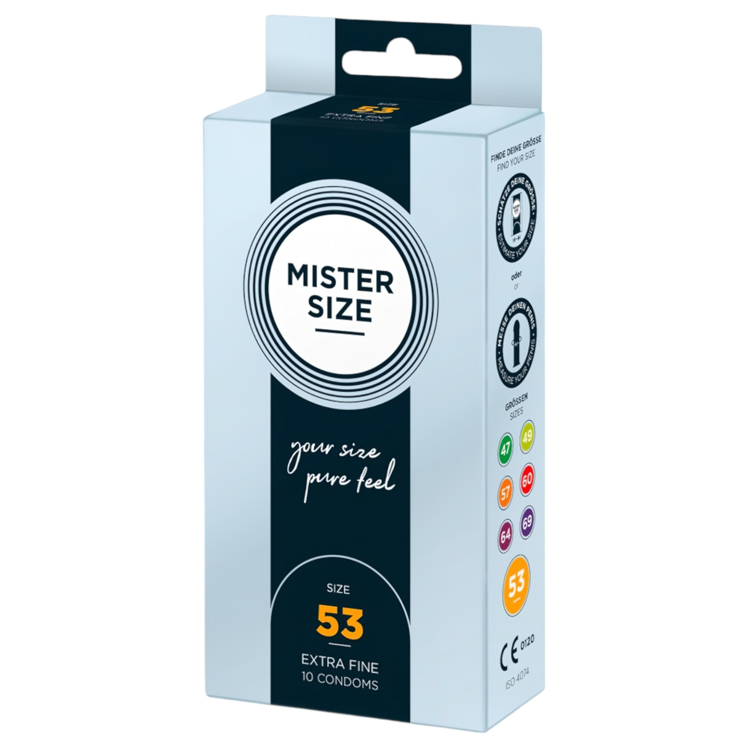 Mister Size vékony óvszer - 53 mm (10 db) Mister Size vékony óvszer - 53 mm (10 db)