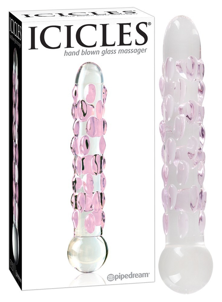 Icicles No. 7 - gyöngyös üveg dildó