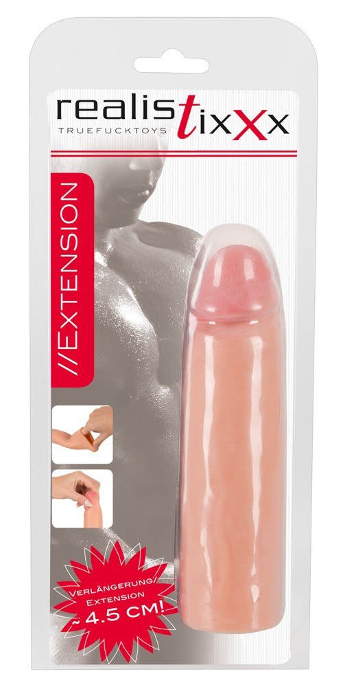 realistixxx - hosszabbító péniszköpeny - 16,5cm (natúr) realistixxx - hosszabbító péniszköpeny - 16,5cm (natúr)