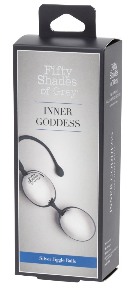 A szürke ötven árnyalata Inner Goddess Silver - gésagolyó duó (fekete-ezüst)