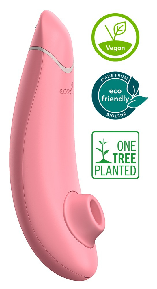 Womanizer Premium Eco - akkus léghullámos csiklóizgató (pink)