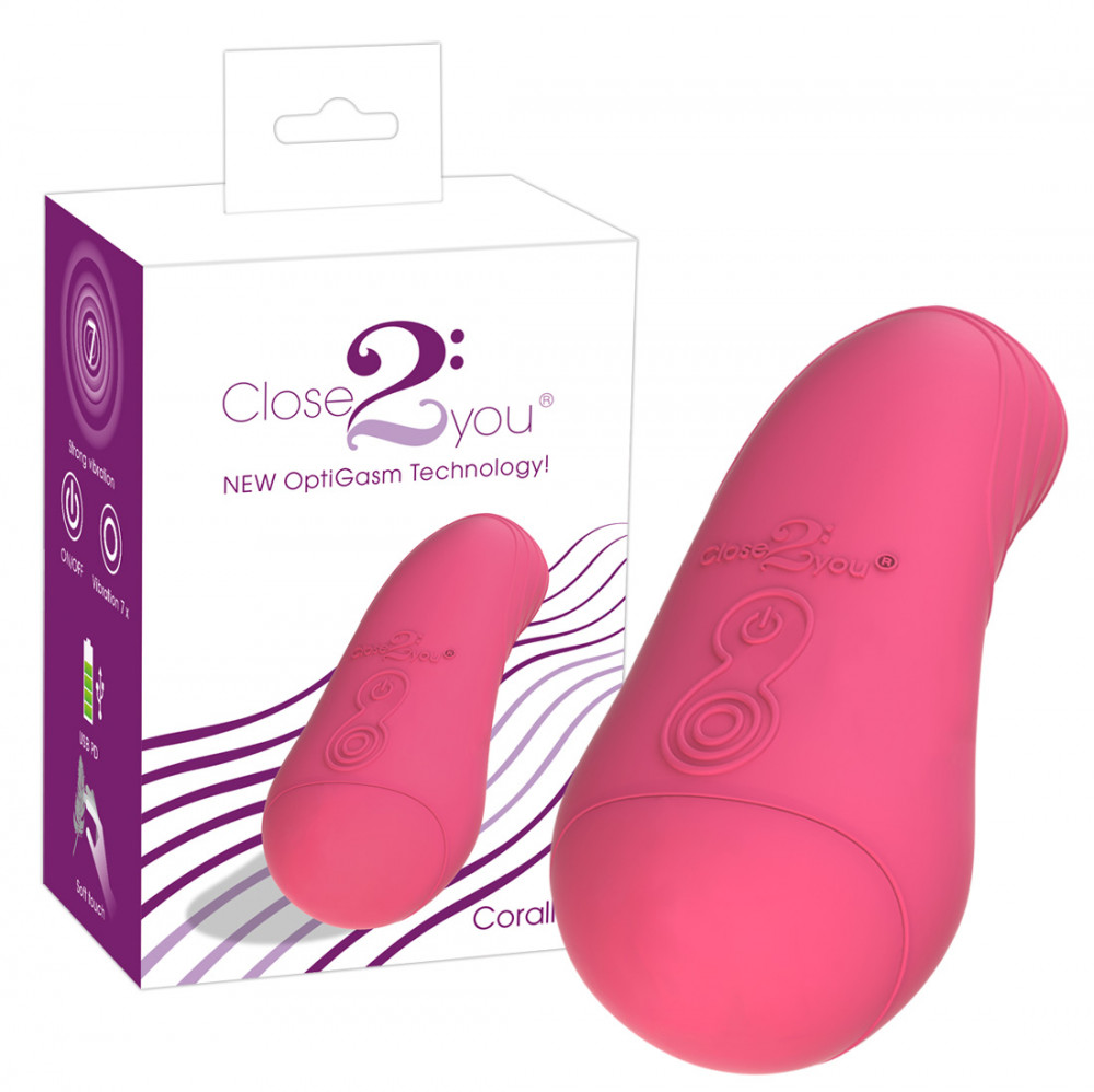 Close2You: Corallino akkus csiklóvibrátor (pink)