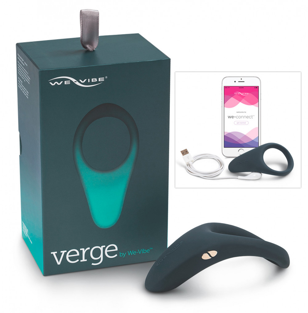 We-Vibe Verge - akkus, vibrációs péniszgyűrű (szürke)
