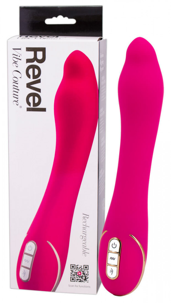 / Vibe Couture Revel - vízálló, bólogató G-pont vibrátor (pink)