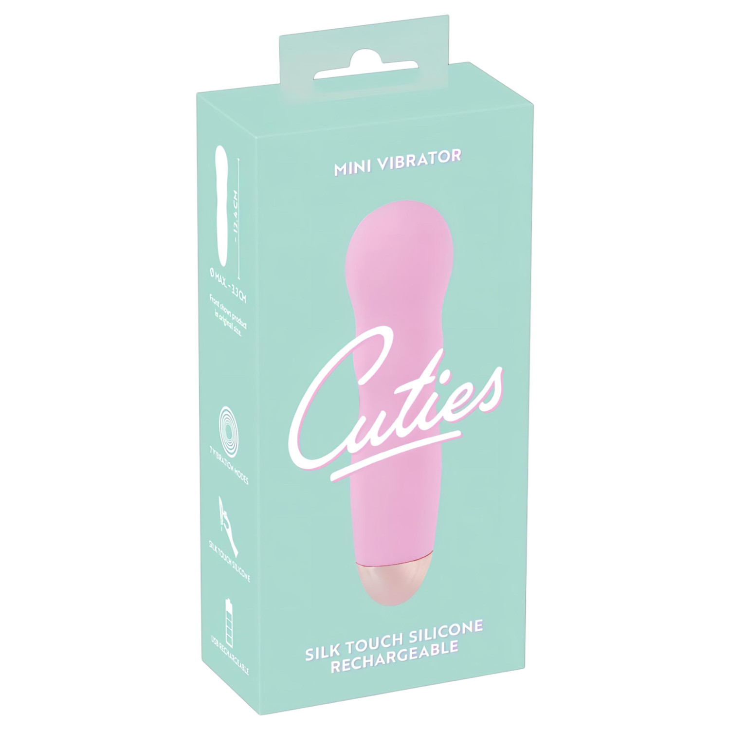 Cuties Mini Rose - akkus, hullámos vibrátor (pink) Cuties Mini Rose - akkus, hullámos vibrátor (pink)
