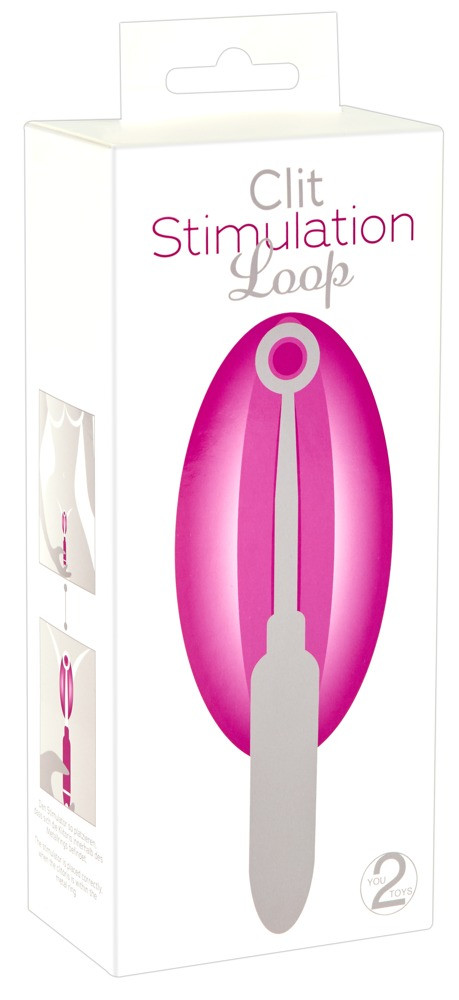 You2Toys Loop - fém csiklóvibrátor (ezüst-pink)