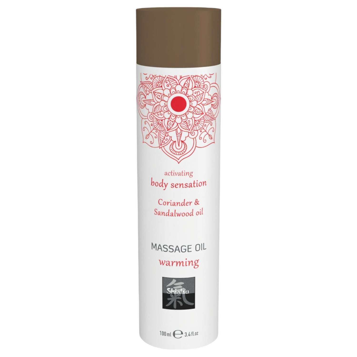 HOT - Shiatsu Warming - masszázsolaj - koriander-szantálfa 100 ml
