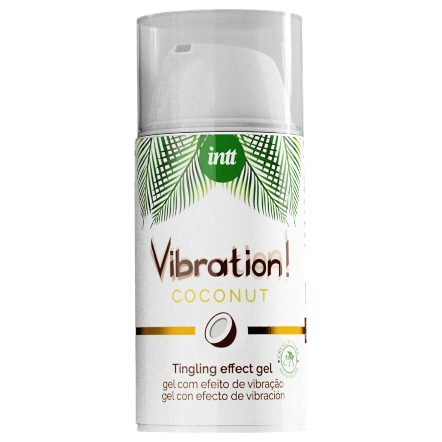 Intt Vibration! - folyékony vibrátor - kókusz (15 ml)