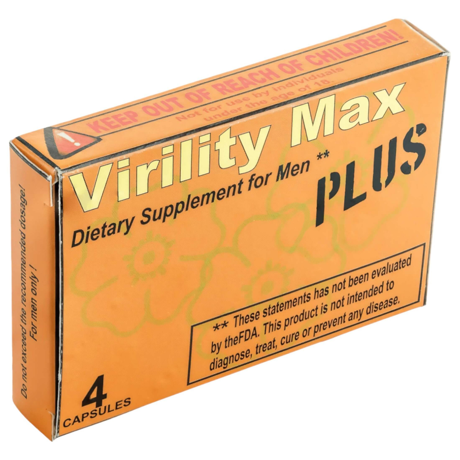 Virility Max Plus - étrend kiegészítő kapszula férfiaknak (4 db)