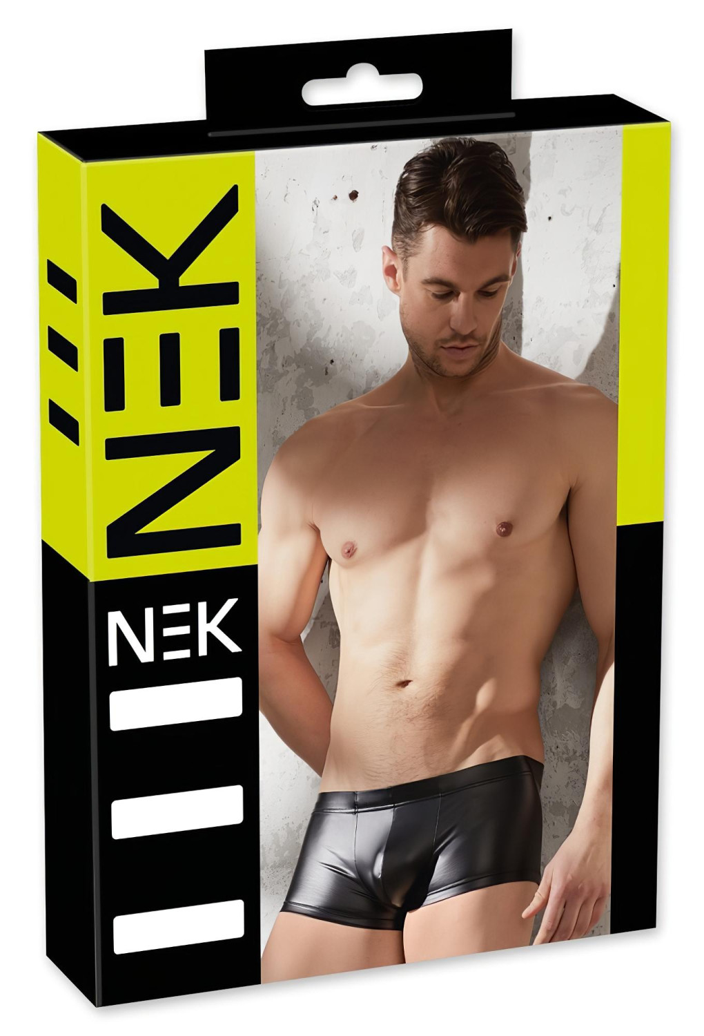 NEK - fényes rövid boxer (fekete) NEK - fényes rövid boxer (fekete)