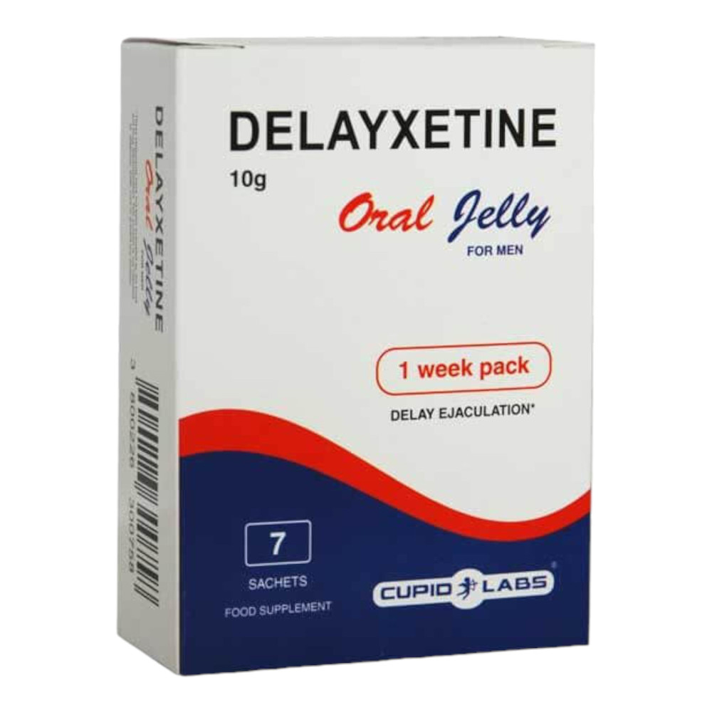 Delayxetine - étrendkiegészítő zselé férfiaknak (7 tasak)