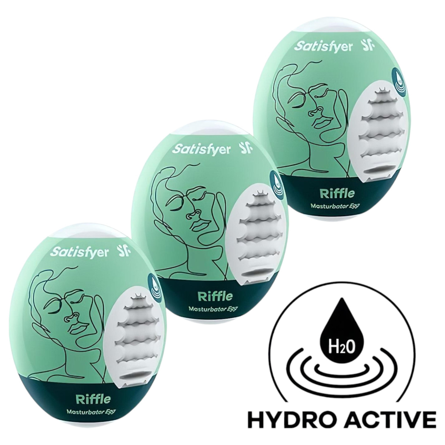 Satisfyer Egg Riffle - tojás maszturbátor szett (3 db) Satisfyer Egg Riffle - tojás maszturbátor szett (3 db)