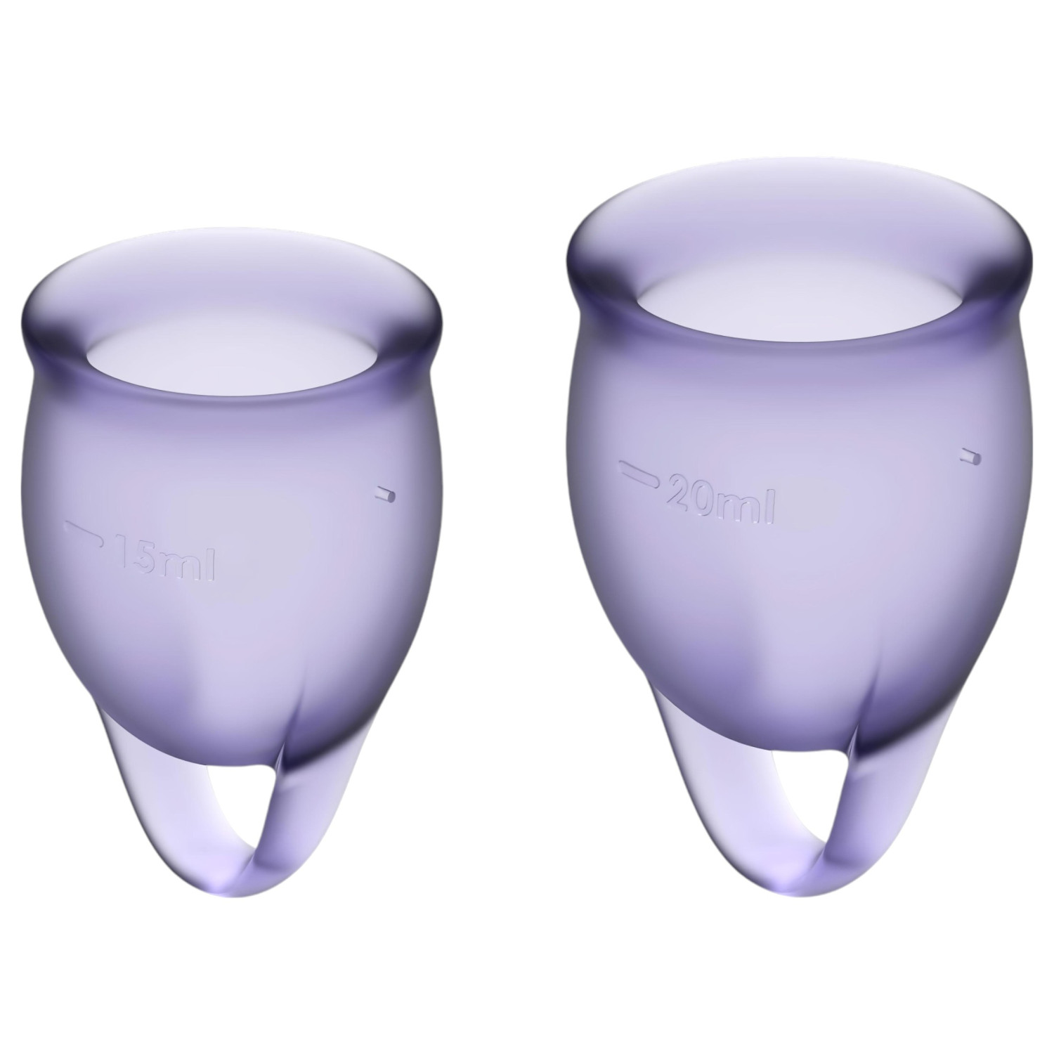 Satisfyer Feel Confident - menstruációs kehely szett (lila)
