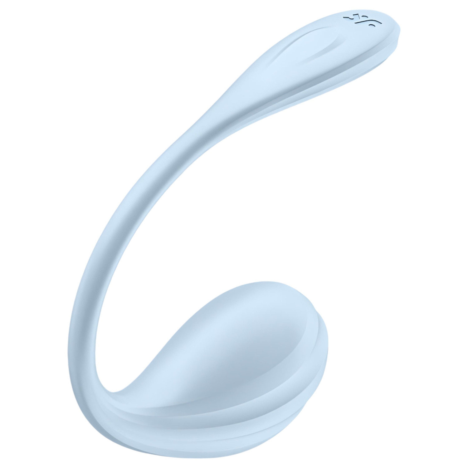 Satisfyer Smooth Petal – App-vezérelt vibrációs tojás (kék)