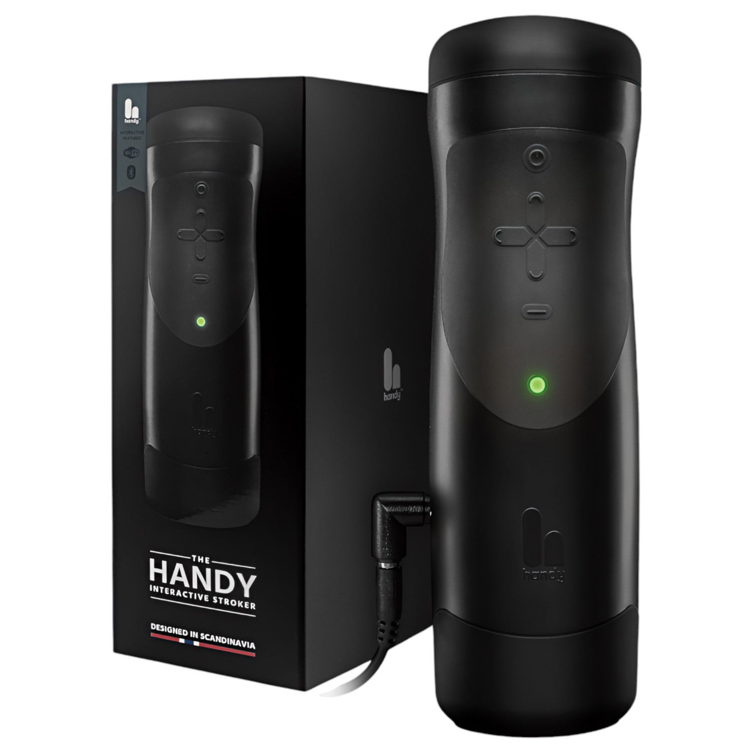 The Handy 1.1 – Interaktív maszturbátor, férfiaknak (fekete)