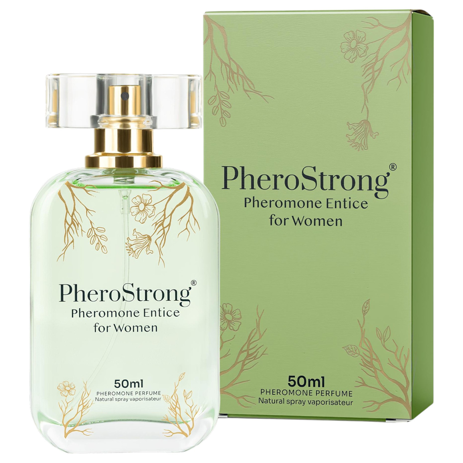 PheroStrong Entice - feromon parfüm nőknek érzéki illat (50 ml)