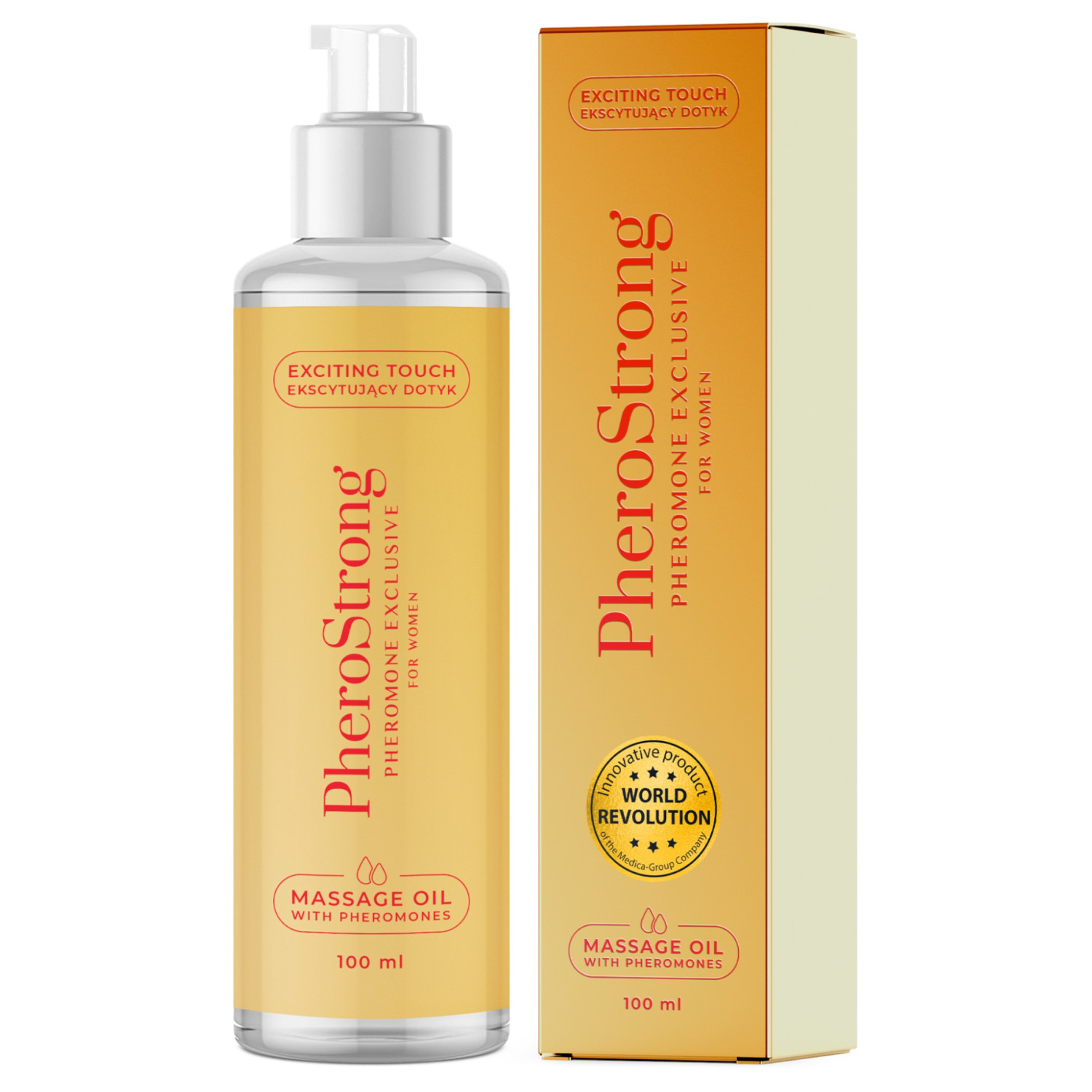 PheroStrong Exclusive - masszázsolaj nőknek (100 ml)