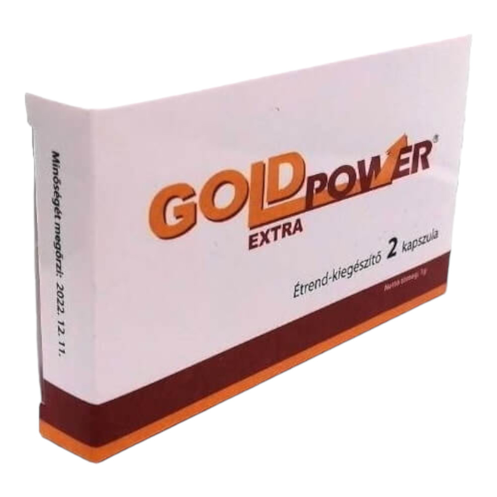 Gold Power - étrend-kiegészítő kapszula férfiaknak (2db)