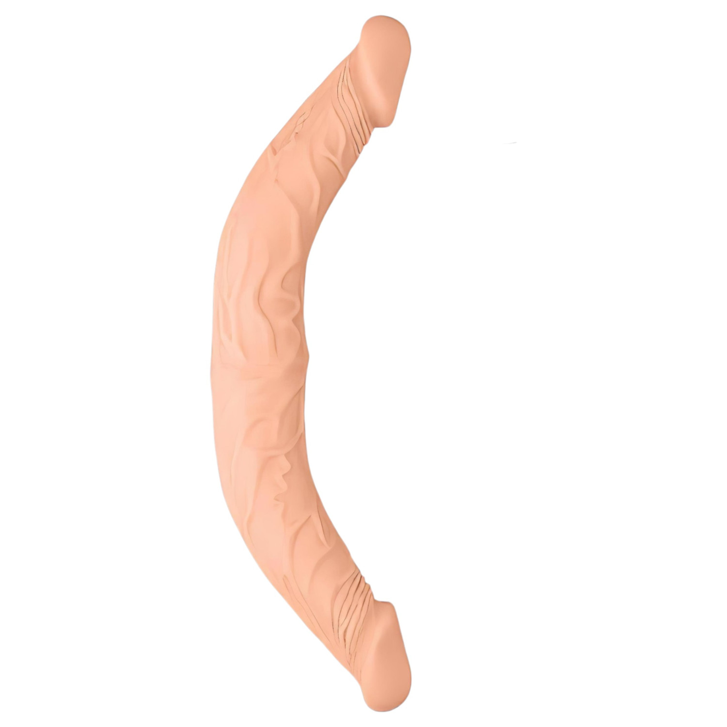 RealRock Double Dong 14 - dupla dildó (36 cm, natúr)