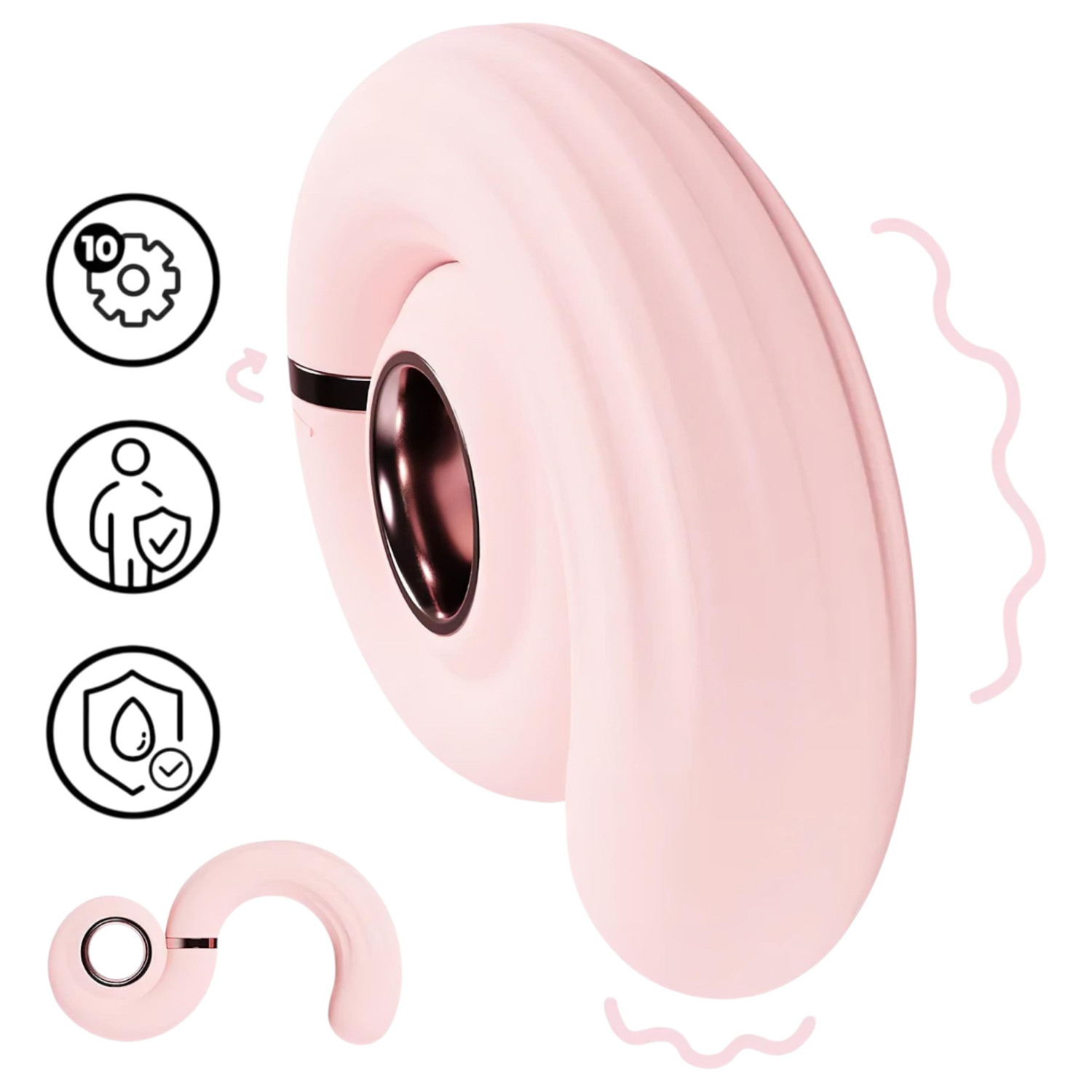 Loveline Tourner - G-pont vibrátor (pink)