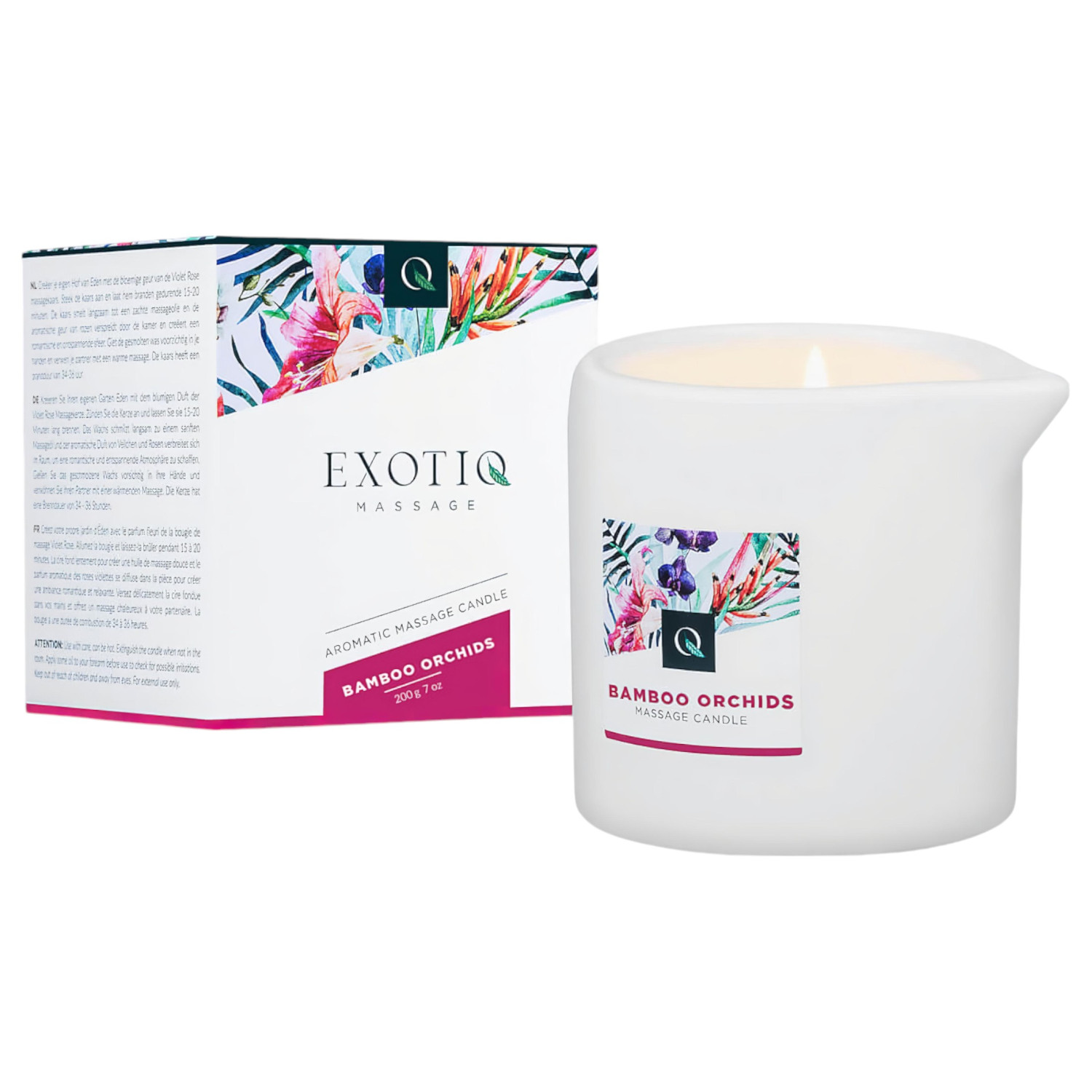Exotiq Bamboo Orchids - masszázsgyertya (200 g)