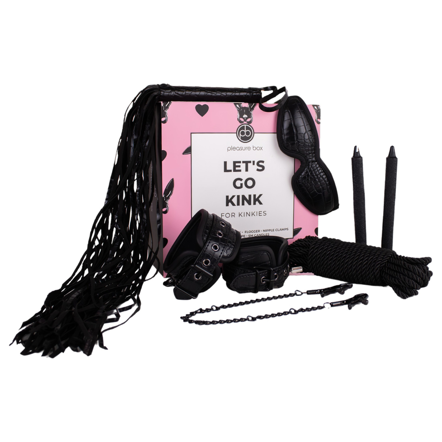 Pleasure Box Let's Go Kink - kötöző szett - 6 részes