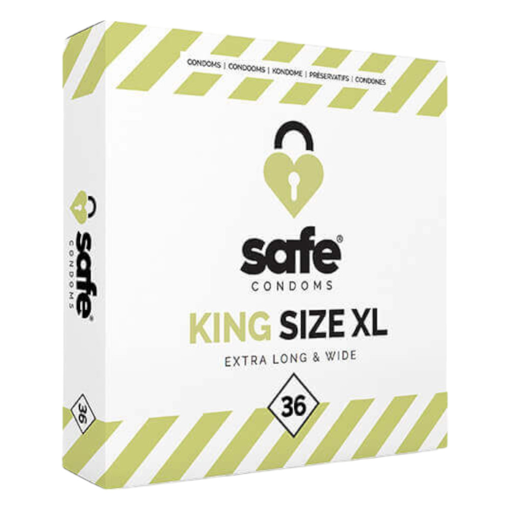 SAFE King Size XL - extra nagy óvszer (36db)
