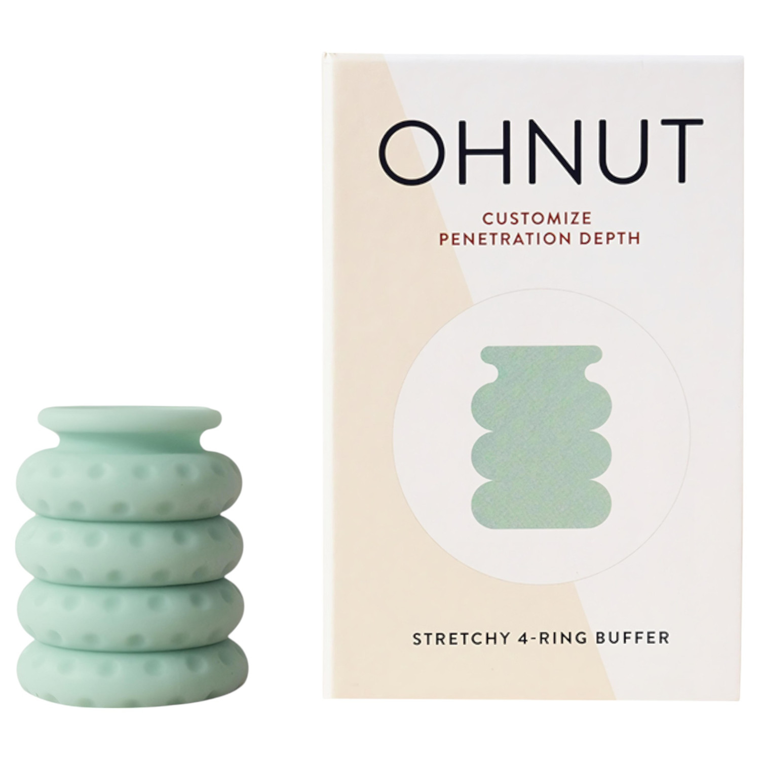 Ohnut - behatolás szabályozó gyűrű - 4 részes (zöld) Ohnut - behatolás szabályozó gyűrű - 4 részes (zöld)